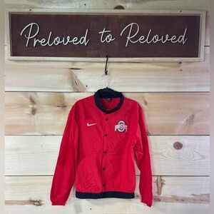 NWOT Nike Ohio State Button Up Windbreaker